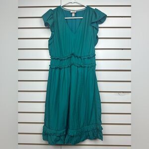 Knox Rose Teal Midi Dress Sz Small